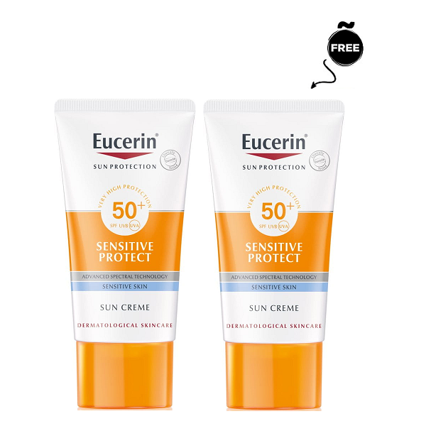 Eucerin - Sensitive Protect Sun Cream 1+1 Free