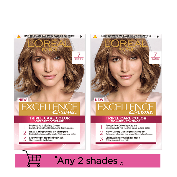 Excellence - Cream Triple Care Color Duo Pack Bundle