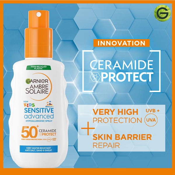 Garnier - Ambre Solaire Kids Sensitive Advanced Ceramide Protect SPF50+ Spray