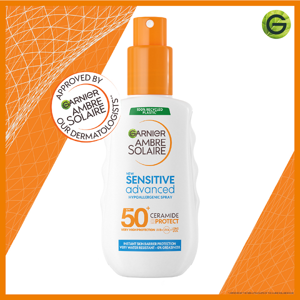 Garnier - Ambre Solaire Sensitive Advanced Ceramide Protect SPF50+ Spray