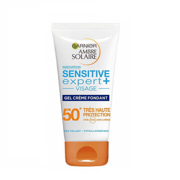 Garnier - Ambre Solaire Sensitive Expert Face Gel Cream SPF50+