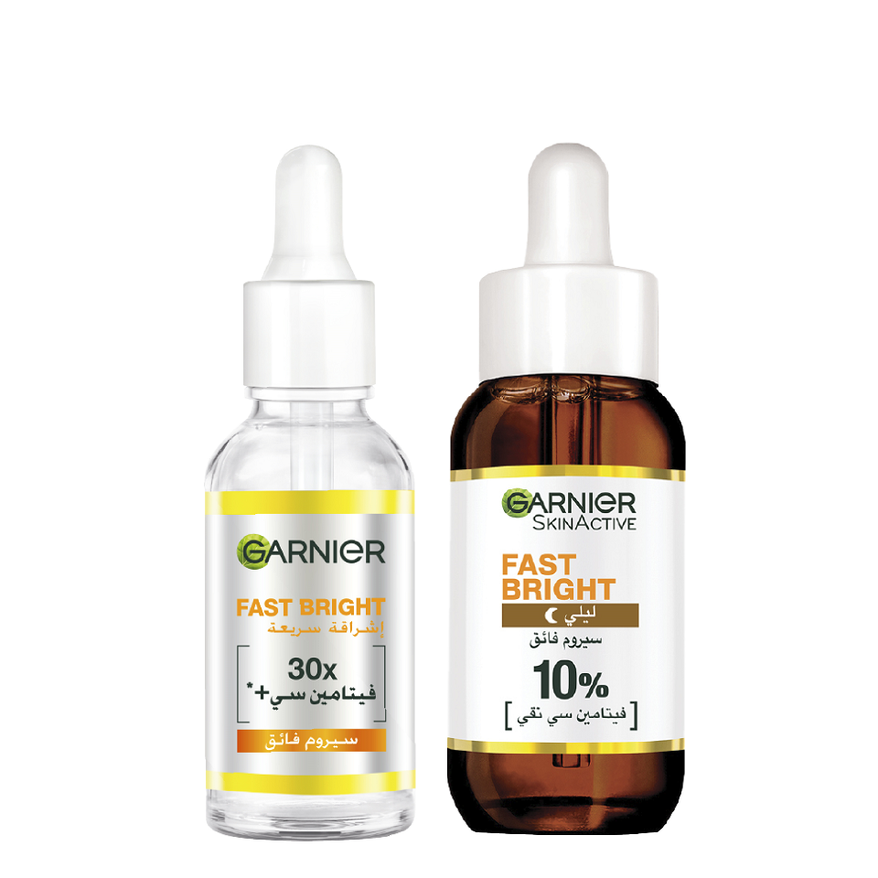 Garnier - Fast Bright Day & Night Serum Bundle