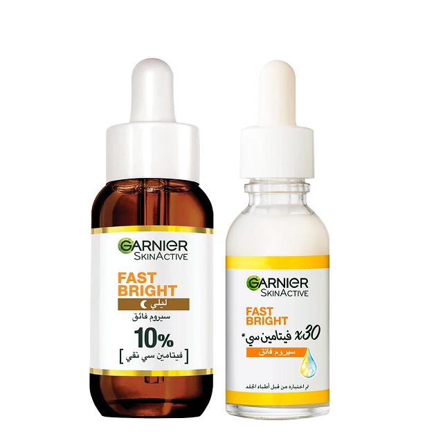 Garnier - Fast Bright Day & Night Serum Bundle