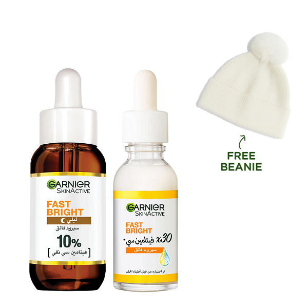 Garnier - Fast Bright Day & Night Serum Bundle