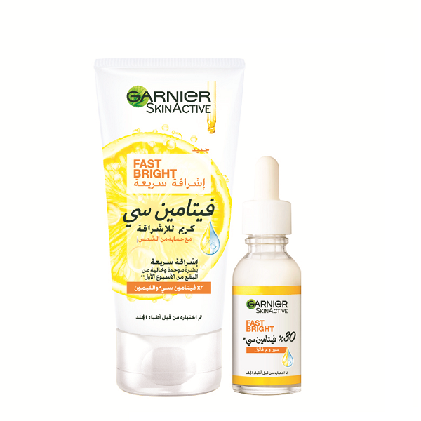 Garnier - Fast Bright Serum & Day Cream Bundle