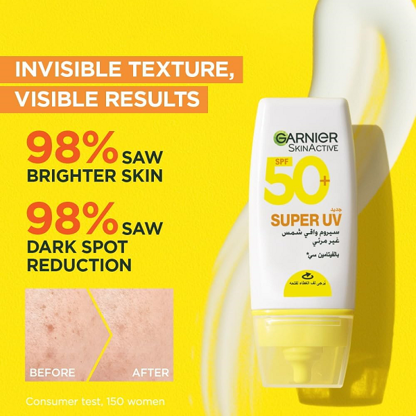 Garnier - SkinActive Super UV Invisible Serum Sunscreen SPF50+