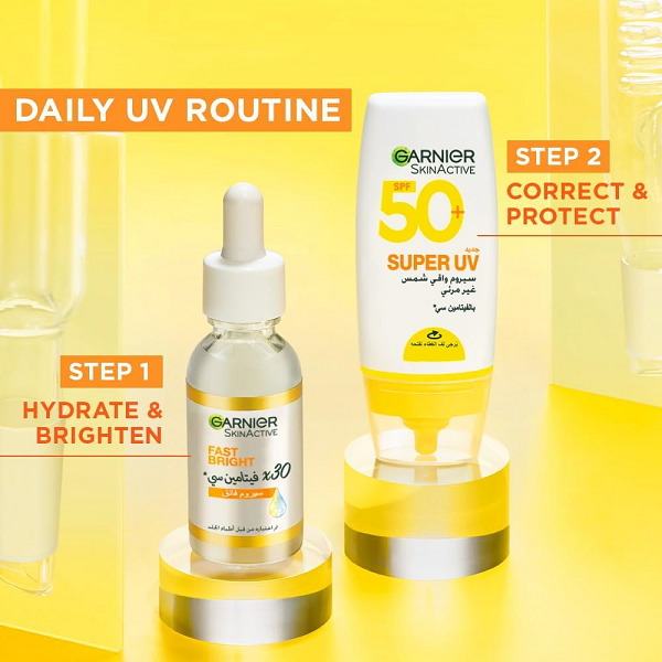Garnier - SkinActive Super UV Invisible Serum Sunscreen SPF50+