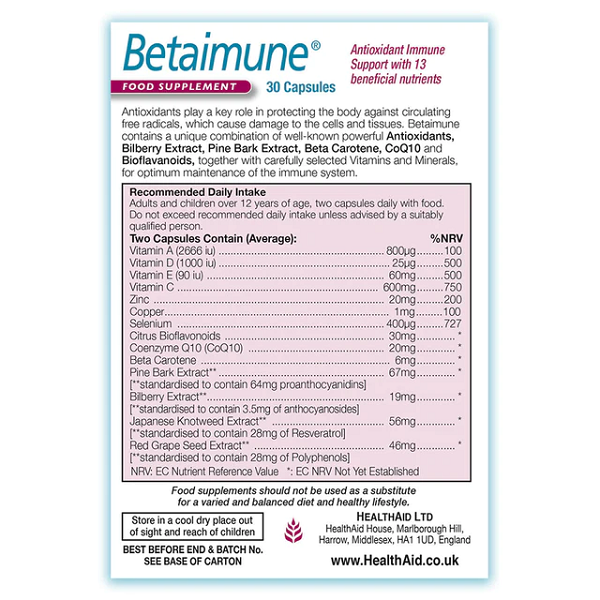 Health Aid - Betaimune Immune System
