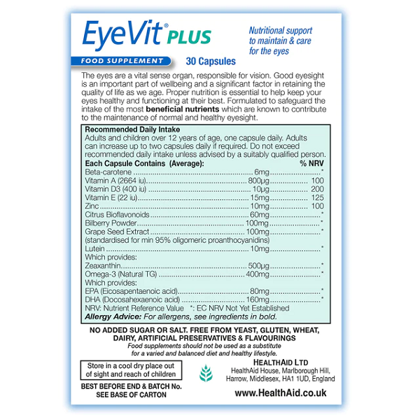 Health Aid - Eye Vit Plus