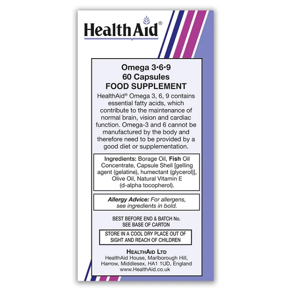 Health Aid - Omega 3.6.9