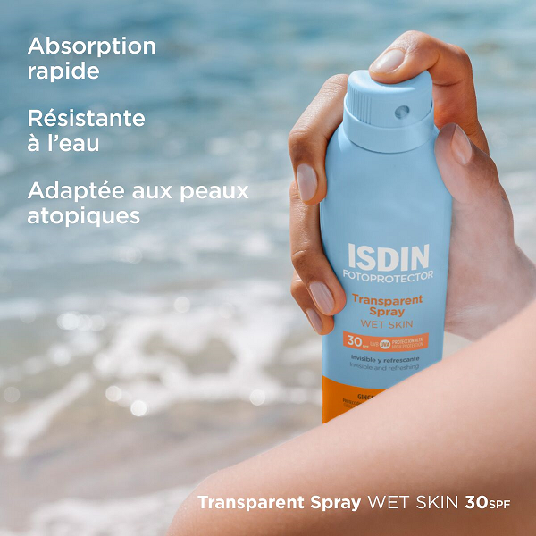 Isdin - Fotoprotector Transparent Spray Wet Skin SPF 30