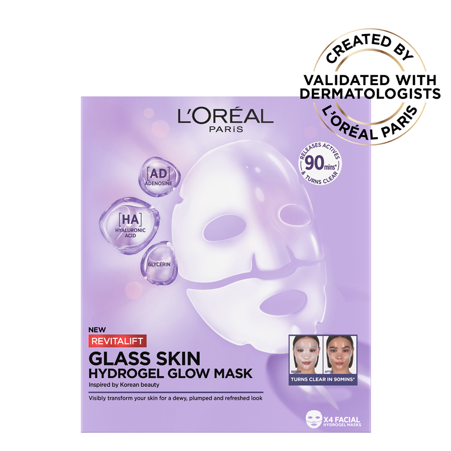 L'Oreal - Revitalift Glass Skin Hydrogel Glow Mask