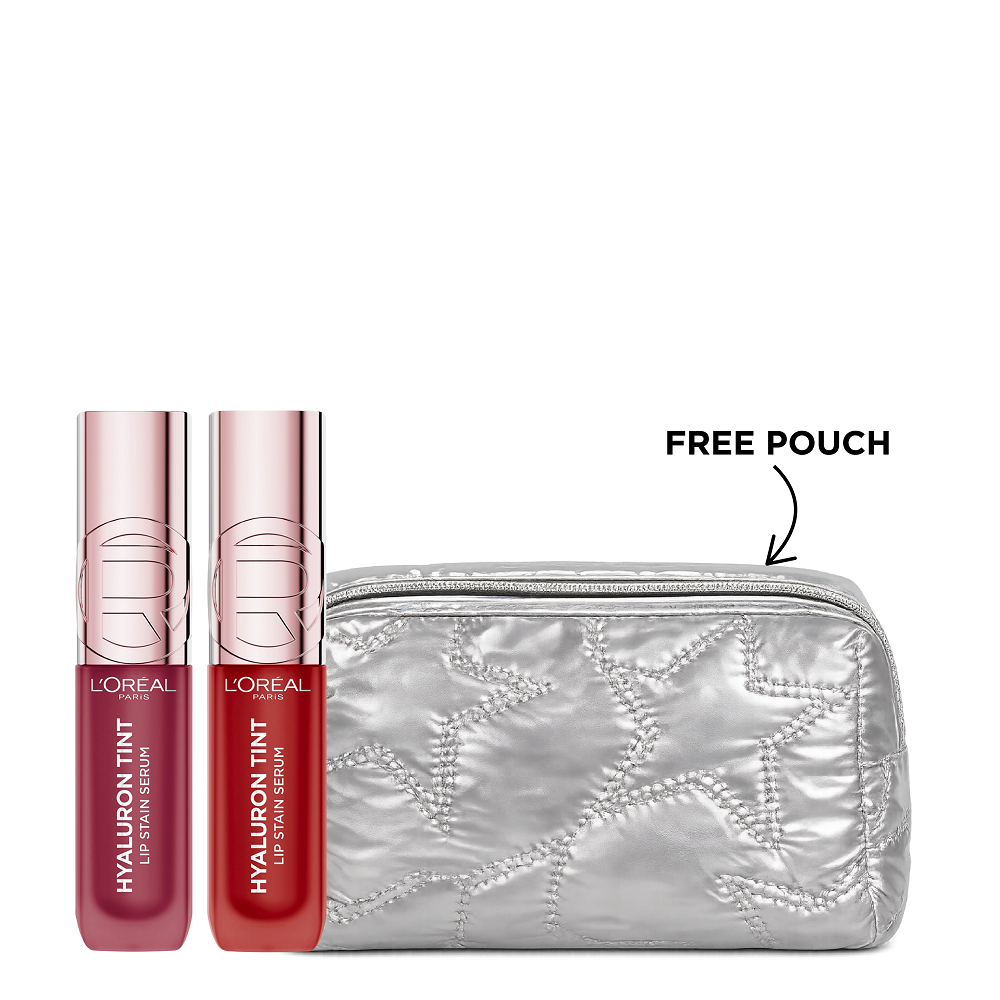L'oreal Paris - Hyaluron Tint Lip Stain Serum Duo Pack Bundle