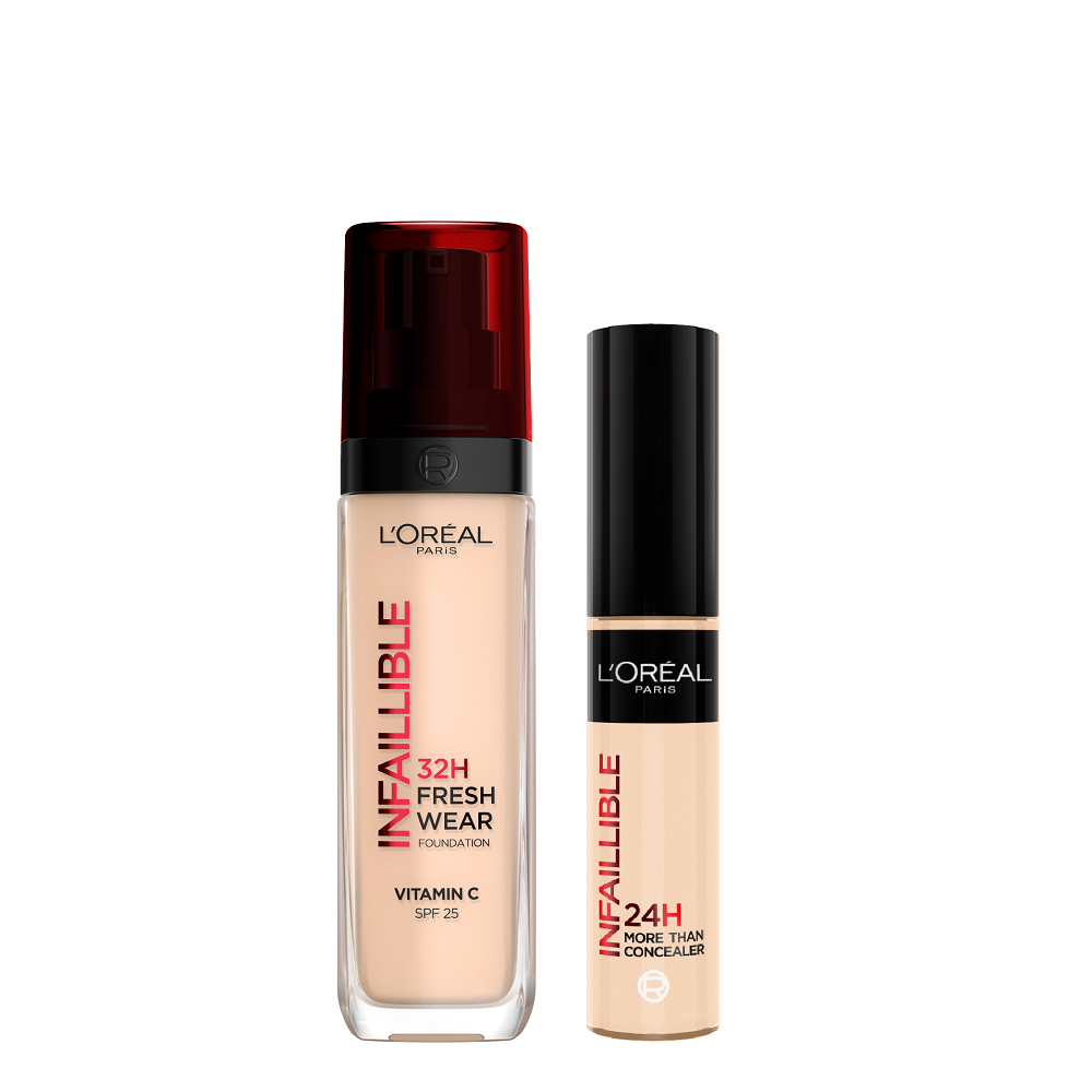 L'Oréal Paris - Infaillible 32H Fresh Wear Foundation & More Than Concealer Bundle