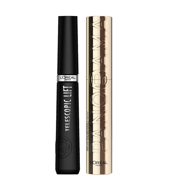 L'Oreal Paris - Panorama Mascara & Telescopic Instant Lift Mascara Bundle