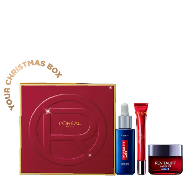 L'Oreal Skin Expert - Revitalift Laser Pure Retinol Serum, Revitalift Laser Eye Cream & Laser Night Cream Bundle