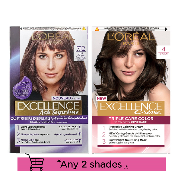 L'oreal - Excellence Cream & Excellence Ash Supreme Bundle