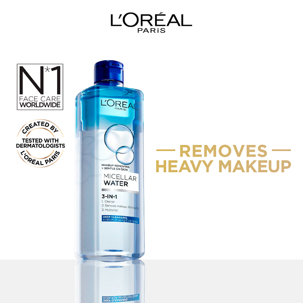 L'Oreal Skin Expert - Micellar Water 3 In 1 Deep Cleansing