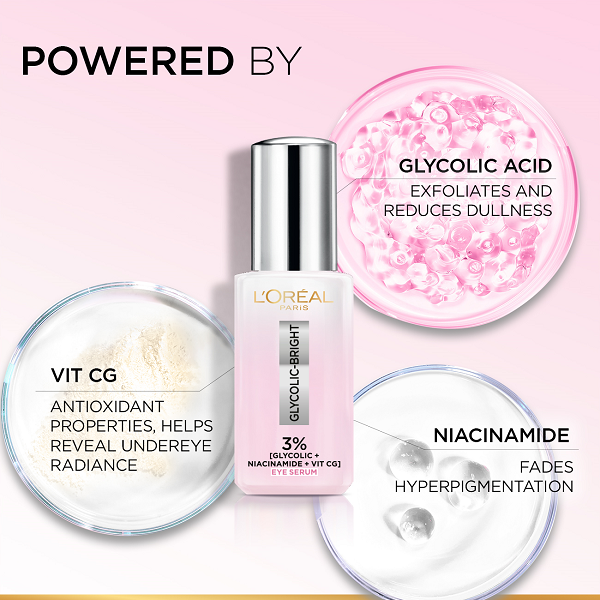 L'Oreal Skin Expert - Glycolic Bright Eye Serum