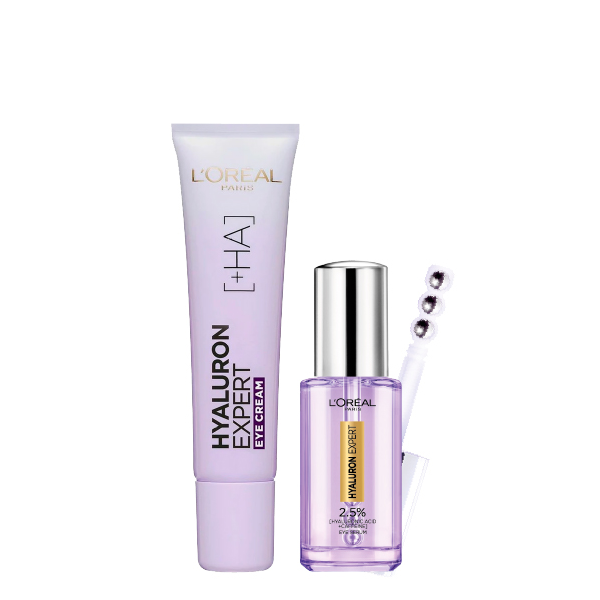 L'Oreal Skin Expert - Hyaluron Expert Eye Cream & Eye Serum Bundle