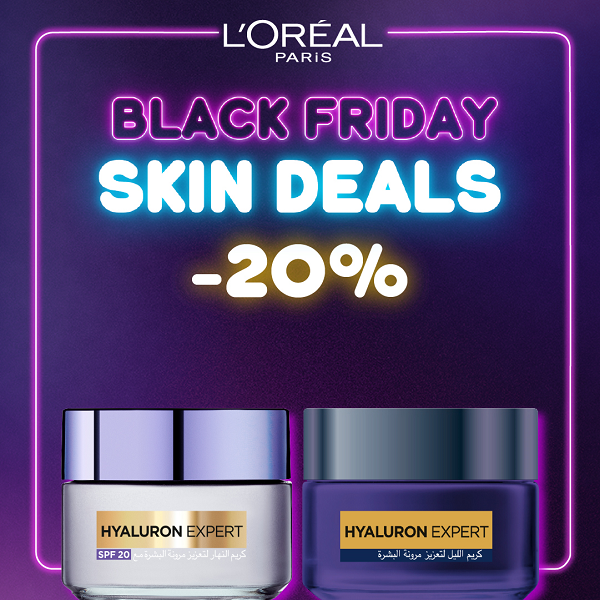 L'Oreal Skin Expert - Hyaluron Expert SPF20 Day Cream & Night Cream Bundle