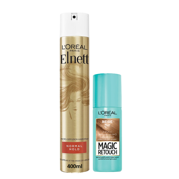 Elnett - HairSpray Normal Hold & Magic Retouch Bundle