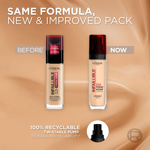 L'oreal Paris - Infaillible 24H Fresh Wear Liquid Foundation