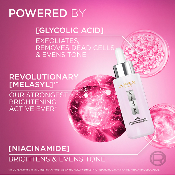 L'oreal Skin Expert - Glycolic Bright Brightening Serum