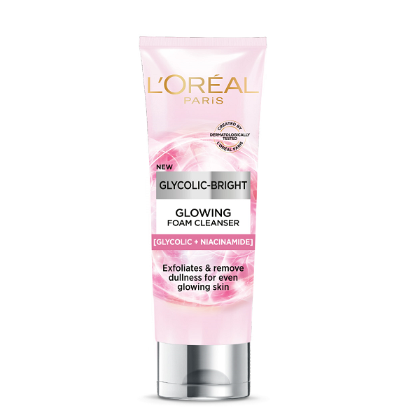 L'oreal Skin Expert - Glycolic Bright Cleanser Foam