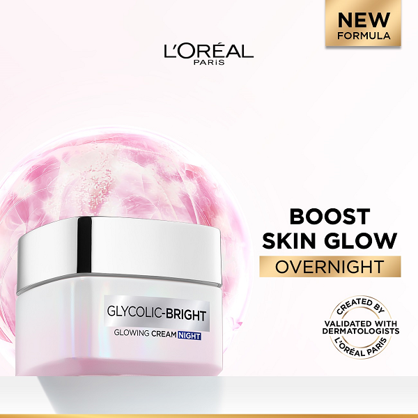 L'oreal Skin Expert - Glycolic Bright Day Cream SPF 17