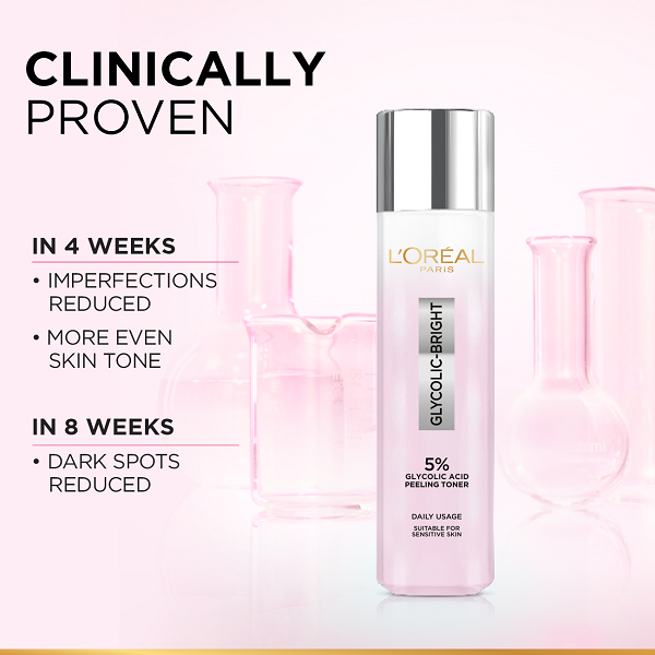 L'oreal Skin Expert - Glycolic Bright Peeling Toner