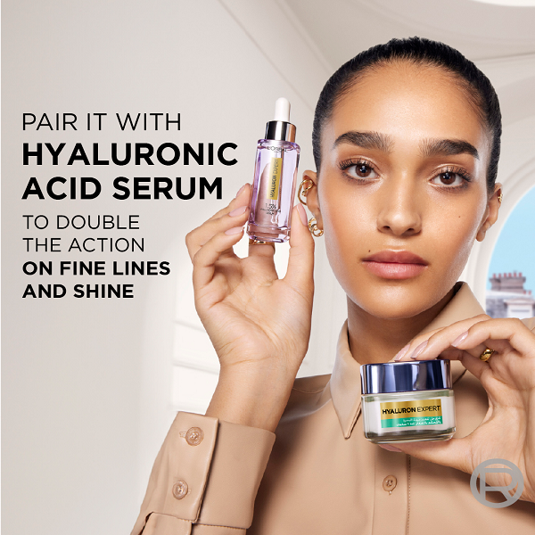 L'oreal Skin Expert - Hyaluron Expert 8H Shine Control Replumping Gel Cream