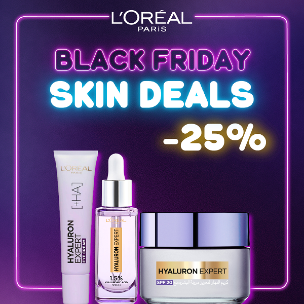L'oreal Skin Expert - Hyaluron Expert Face Serum, Eye Cream & Day Cream Bundle