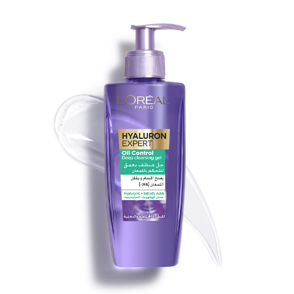 L'oreal Skin Expert - Hyaluron Expert Oil Control Deep Cleansing Gel