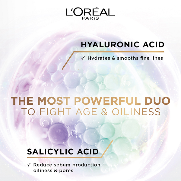 L'oreal Skin Expert - Hyaluron Expert Oil Control Deep Cleansing Gel