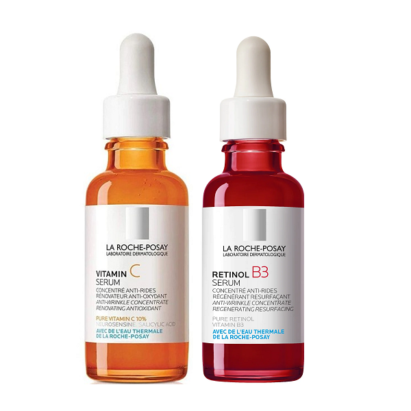 La Roche Posay - Retinol B3 & Pure Vitamin C10 Duo Serum Bundle