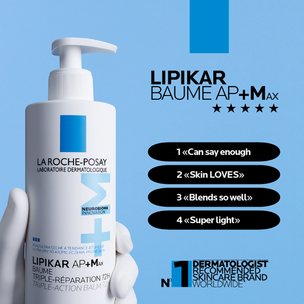 La Roche Posay - Lipikar AP+ Max Triple Action Balm 72H