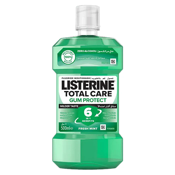 Listerine - Total Care Gum Protect Fresh Mint Fluoride Mouthwash