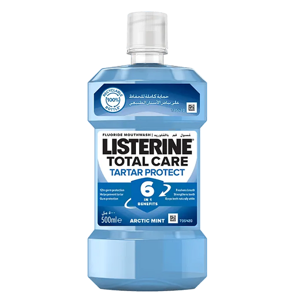 Listerine - Total Care Tartar Protect Arctic Mint Fluoride Mouthwash