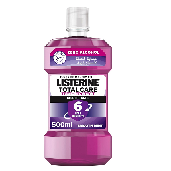 Listerine - Total Care Teeth Protect Smooth Mint Fluoride Mouthwash