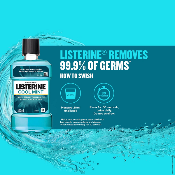 Listerine - Cool Mint Daily Mouthwash