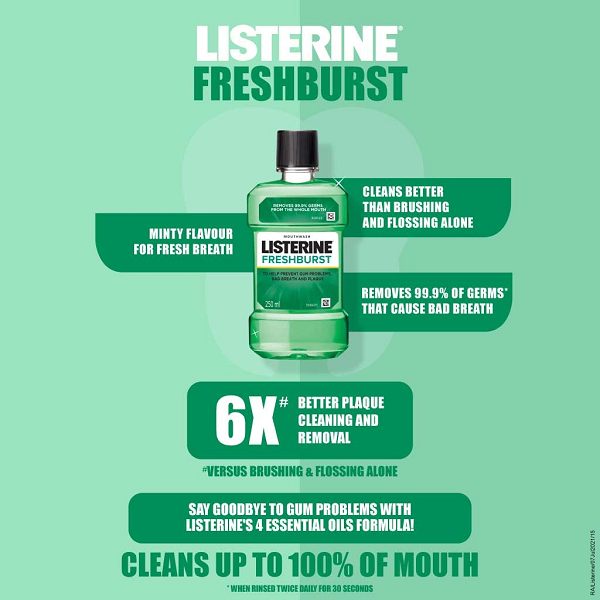 Listerine - Fresh Burst Daily Mouthwash