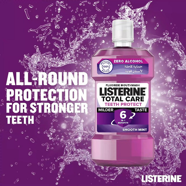 Listerine - Total Care Teeth Protect Smooth Mint Fluoride Mouthwash