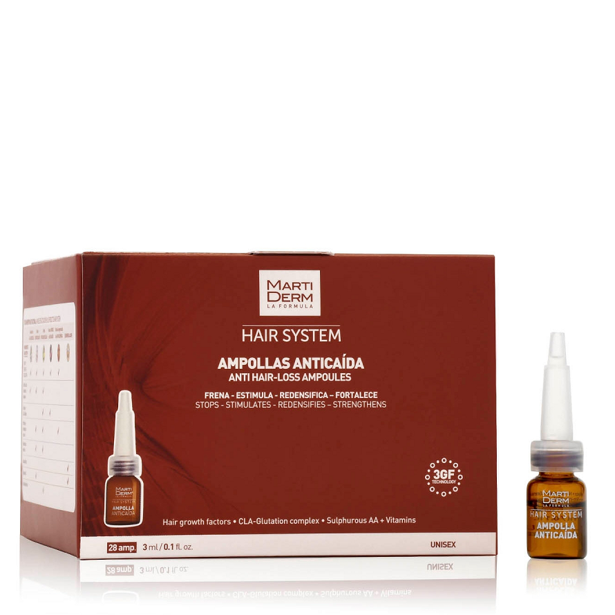Martiderm - Hair System Anti Hair Loss Ampoules