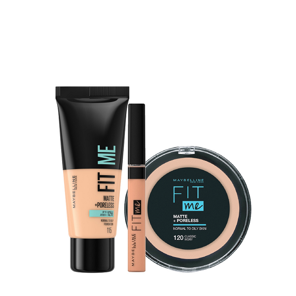 Maybelline - Fit Me Foundation, Powder & Concealer Bundle