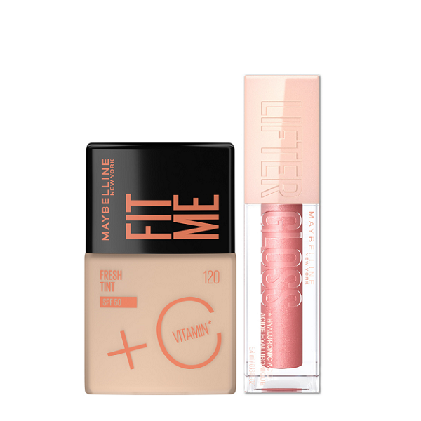 Maybelline - Fit Me Fresh Tint + Vitamin C & Lifter Gloss Bundle