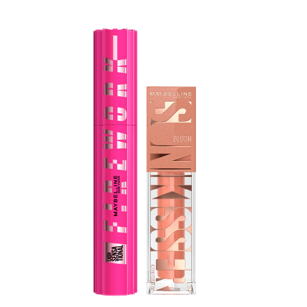 Maybelline - Lash Sensational Firework Mascara & Sunkisser Liquid Blush Bundle