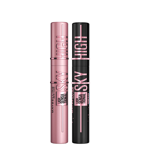 Maybelline - Lash Sensational Sky High Cosmic Black & Sky High Black Mascara Bundle