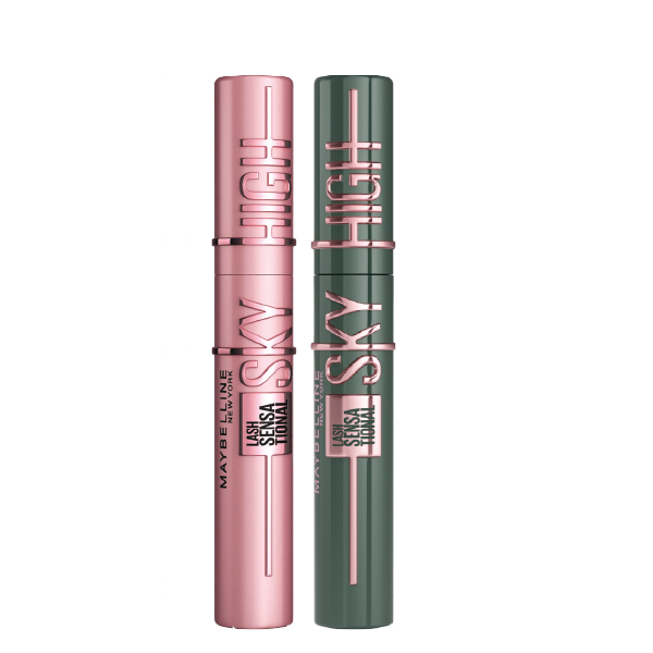 Maybelline - Lash Sensational Sky High Mascara Black & Green Altitude Bundle