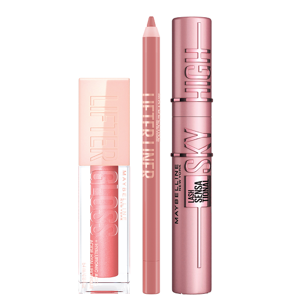 Maybelline - Lifter Liner, Lifter Gloss & Sky High Mascara Bundle